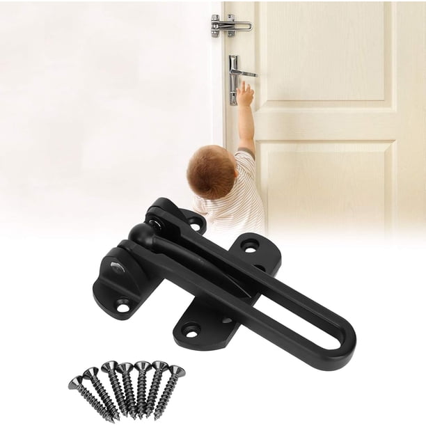 Cadena De Seguridad Para Puerta Cromada – Protector De Alta Seguridad Con Tornillos, Ideal Para Entrada