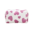 thumbnail image 2 of Yannianjz under $5 Cute Cosmetic Bag, Sweet Heart Pattern Large Capacity Cosmetics Bag, Cute Plush Travel Storage Organizer, Portable Grooming Toiletry Bag,GirlsStationery Pencil Case, Gift for Teens, 2 of 2