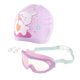 thumbnail image 4 of Gorro de natación para niños, gafas de natación antivaho, profesionales, impermeables, visión amplia. Púrpura, 4 of 9