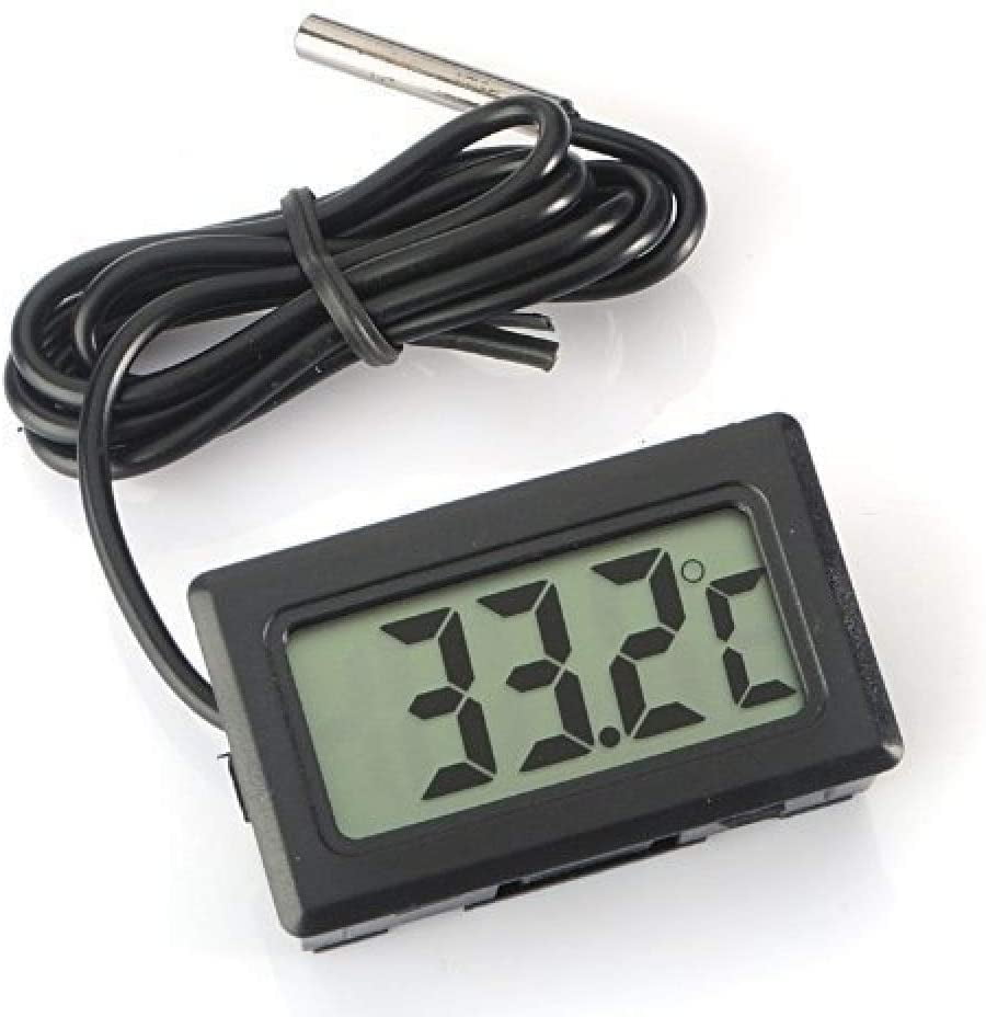 Digital LCD Thermometer for Refrigerator Fridge Freezer Temperature With Probe 