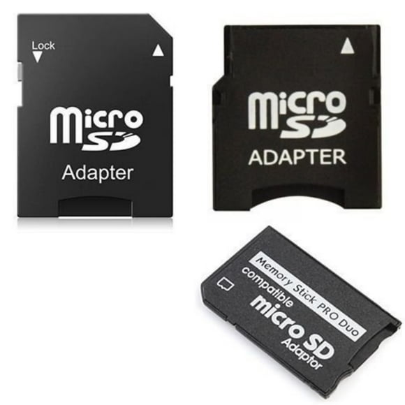 SANOXY 3 in1 MicroSD to Mini - MicroSD to SD - MicroSD to MS PRO DUO Memory Card Adapter Set