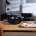 thumbnail image 3 of KAKOWELY Black Melamine Bowl for Eating Durable HeatProtection Stackable Lightweight 7.48 Inch Diameter,7.09"X7.09"X2.17", 3 of 4