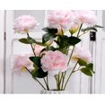 thumbnail image 2 of Flores artificiales y ramos Simulación de flores de peonía, rosa, 5 piezas, 2 of 3
