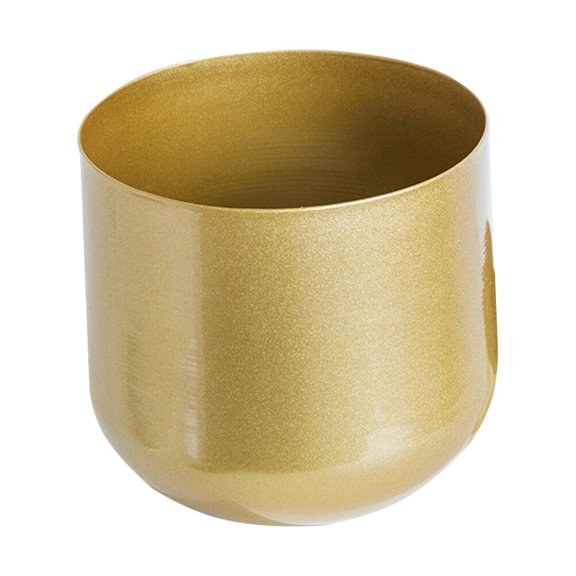 FESTFENDS 1Pcs Nordic Style Vase in Golden Iron for Desktop Adornment