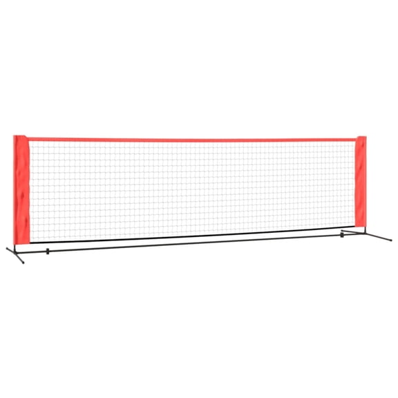 Casafoyer Tennis Net Black and Red 118.1"x39.4"x34.3" Polyester