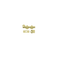 thumbnail image 2 of Deltana DDB425U3 4" Dutch Door Bolt; Heavy Duty; Bright Brass Finish, 2 of 3