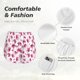 thumbnail image 4 of Balery Lilies Flowers Pantalones cortos deportivos para mujer con forro y dos bolsillos, elásticos, para entrenamiento, gimnasio, yoga-Small, 4 of 7