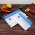 thumbnail image 5 of 15 Pcs Sacs de Scellage sous Vide Réutilisables Sacs de Stockage Alimentaire Portables Étanches Sacs d'Emballage Alimentaire sous Vide avec 2 Pcs Clips de Scellage, 5 of 5