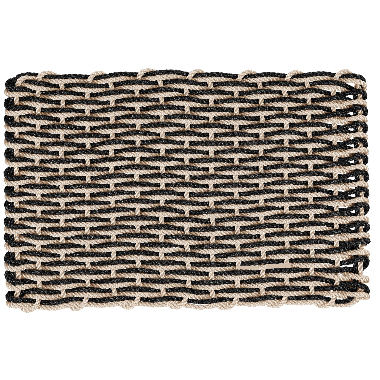 Colorwave Nautical Rope Doormat Charcoal And Champagne Walmart Com