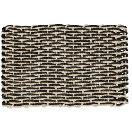 Colorwave Nautical Rope Doormat Charcoal And Champagne Walmart Com