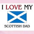 thumbnail image 2 of CafePress - I Love My Scottish Dad Infant Bodysuit - Baby Light Bodysuit, Size Newborn - 24 Months, 2 of 4