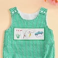 thumbnail image 5 of eczipvz Infant Baby Boy Girl Bodysuits 6-12 Months Golf Themed Clothes Embroidery Sleeveless Striped Tank Top Summer Romper, 5 of 6