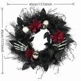 thumbnail image 2 of RKSTN halloween decroations Halloween Simulation Decorative Wreath - Realistic Web For Door Wall Party Decor, 2 of 5