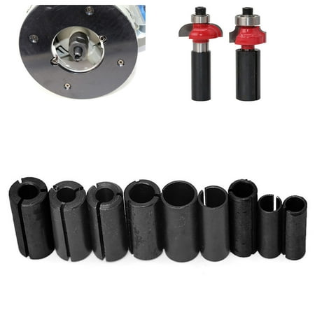 

Adapter Collet Shank Router Adapters Holder For Woodworking Tool Long 5/16 Bit Metal Mill Bits for Steel 1/8 Bit Metal Bit Long 1/8 Bit Mini Lathe Metal Parts Bit Set 12 R8 Collet Set Hex Bit Wooden