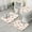 Pioneer Flower Floral-1, variant on Pioneer Flower Floral Print Pattern Bathroom Rugs Sets 3 Piece,Toilet Cover Set,Absorbent Non Slip Bathroom Mats Sets with U-Shaped Contour Rug Toilet Rug Set