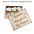 thumbnail image 2 of Kraoden 10 Reasons Why You Are My Bestie, Best Friend Gift, Wooden Hearts in the Box, Romantic Gift for Bestie, Friendship BFF Birthday Chrismas Gifts, Soul Sister Friends Keepsake, 2 of 5