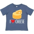 thumbnail image 3 of Inktastic I Love Cheese Funny Cheese Lover Boys or Girls Toddler T-Shirt, 3 of 5