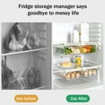 thumbnail image 4 of TERGAYEE Storage Box Fridge Drawer Organizer Fridge Organizer Drawer Fridge Storage Box Home Supplies, 4 of 6