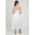 thumbnail image 3 of Vestido midi con espalda ajustable Roman Fashion /Juvenil, 5811 (Blanco) blanco M, 3 of 4
