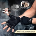 thumbnail image 2 of Guantes de entrenamiento ATERCEL para hombre y mujer - Negro (S), 2 of 7