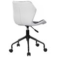 thumbnail image 4 of Modern Home Ripple Mid-Back Office Task Chair - White/Black, 4 of 7