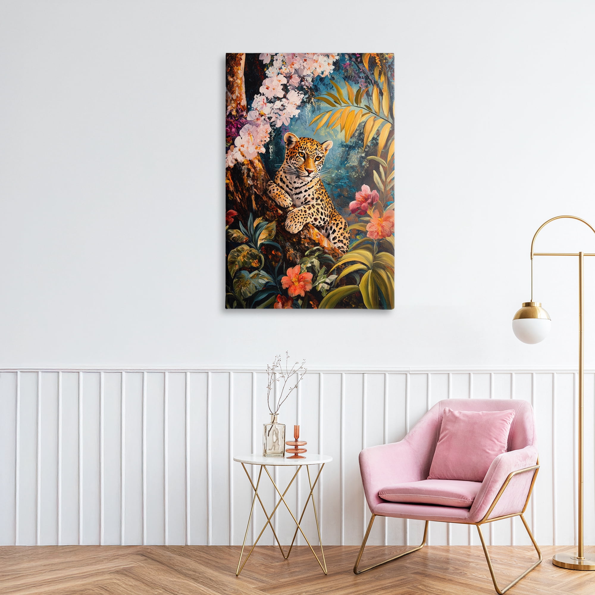 Stupell Industries On The Wild Side Botanicals Canvas Wall Art, design by Petal Prints Design