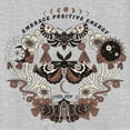 thumbnail image 2 of Women's Lost Gods Positive Energy Moths Scoop Neck Athletic Heather Large, 2 of 4