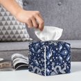 thumbnail image 6 of Kdxio Dragon Print Tissue Box Cover,Square Decorative PU Leather Facial Paper Case Organizer Holder Dispenser for Bathroom,Night Stands,Desk,Car 5.2''X5.2''X5.2'', 6 of 8