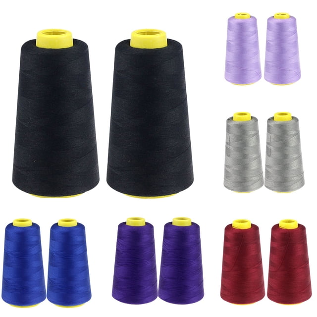 Iumwxz Kitchen Gadgets Household Color Polyester Sewing Thread Pagoda Thread 2pc 2300 Yards Kitchen Utensil Set White Polyester Rollback