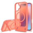 thumbnail image 1 of Magnética para iPhone17 Case con Soporte Invisible Integrado, Compatible con Magsafe, Slim Fit Translúcido Mate Funda Protectora a Prueba de Golpes para iPhone17 6.3 Inch, 1 of 8