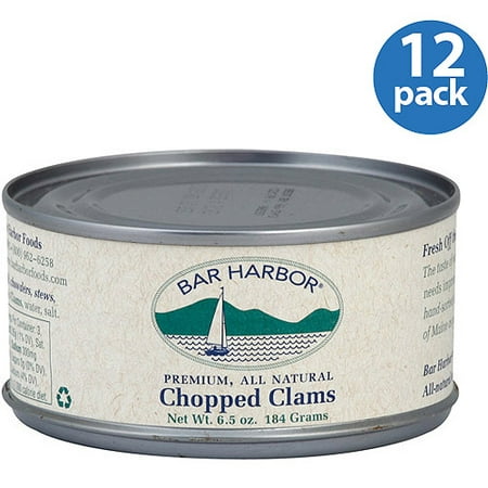 Bar Harbor Chopped Clams, 6.5 oz (Pack of 12)