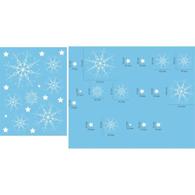 Pegatina de ventana de Navidad, decoraciones navideñas, calcomanía de copo de nieve de Papá Noel, pegatina de pared combinada, suministros de decoración de año nuevo para el hogar