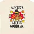 thumbnail image 4 of Inktastic Auntie's Little Gobbler with Turkey and Leaves Boys or Girls Toddler T-Shirt, 4 of 5