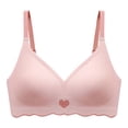 thumbnail image 2 of Tbopshirt Bras for Women Bra Underwear Removable Shoulder Strap Daily Comfort Bra Underwear, 2 of 3