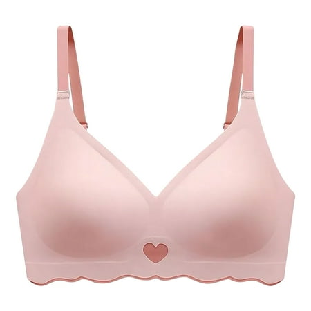 Woman Bra Pullover Bra Feature V-Neck Balconette Bra Style W-790 Pinks XL