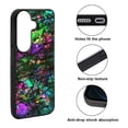 thumbnail image 2 of WIRESTER Shockproof Soft Rubber Cover Case for Samsung Galaxy S26 6.3" 2026, Purple Green Galaxy Marble, 2 of 5