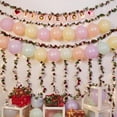 thumbnail image 5 of Flower Garland Rose Vines, 8 Strands 66Ft Flower Vines for Bedroom, Rose Flower Garland Decoration, Wine Red and Pink Rose Floral Garland for Room Birthday Wedding Party Garden Wall Decor, 5 of 5
