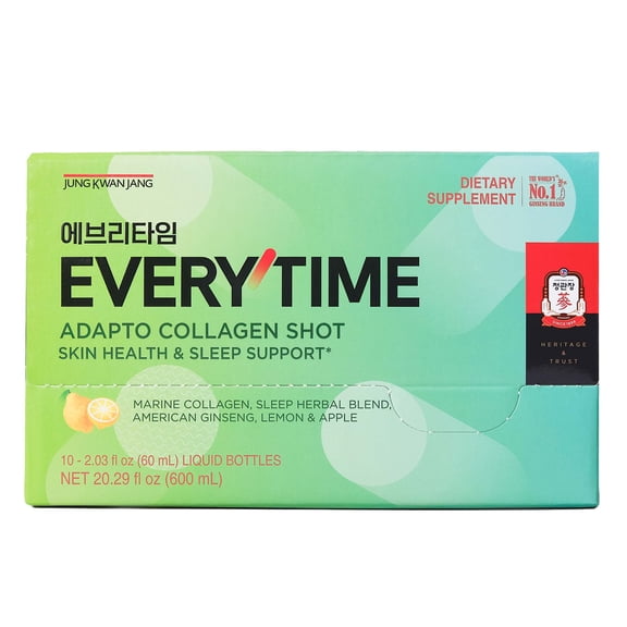 Everytime Adapto Collagen Skin Health and Sleep Support 10ct