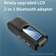 thumbnail image 4 of Monstrate Adaptador de audio USB Bluetooth 2 en 1 TV Computadora Coche Bluetooth 5.0 Receptor y transmisor Electrónica negro, 4 of 6