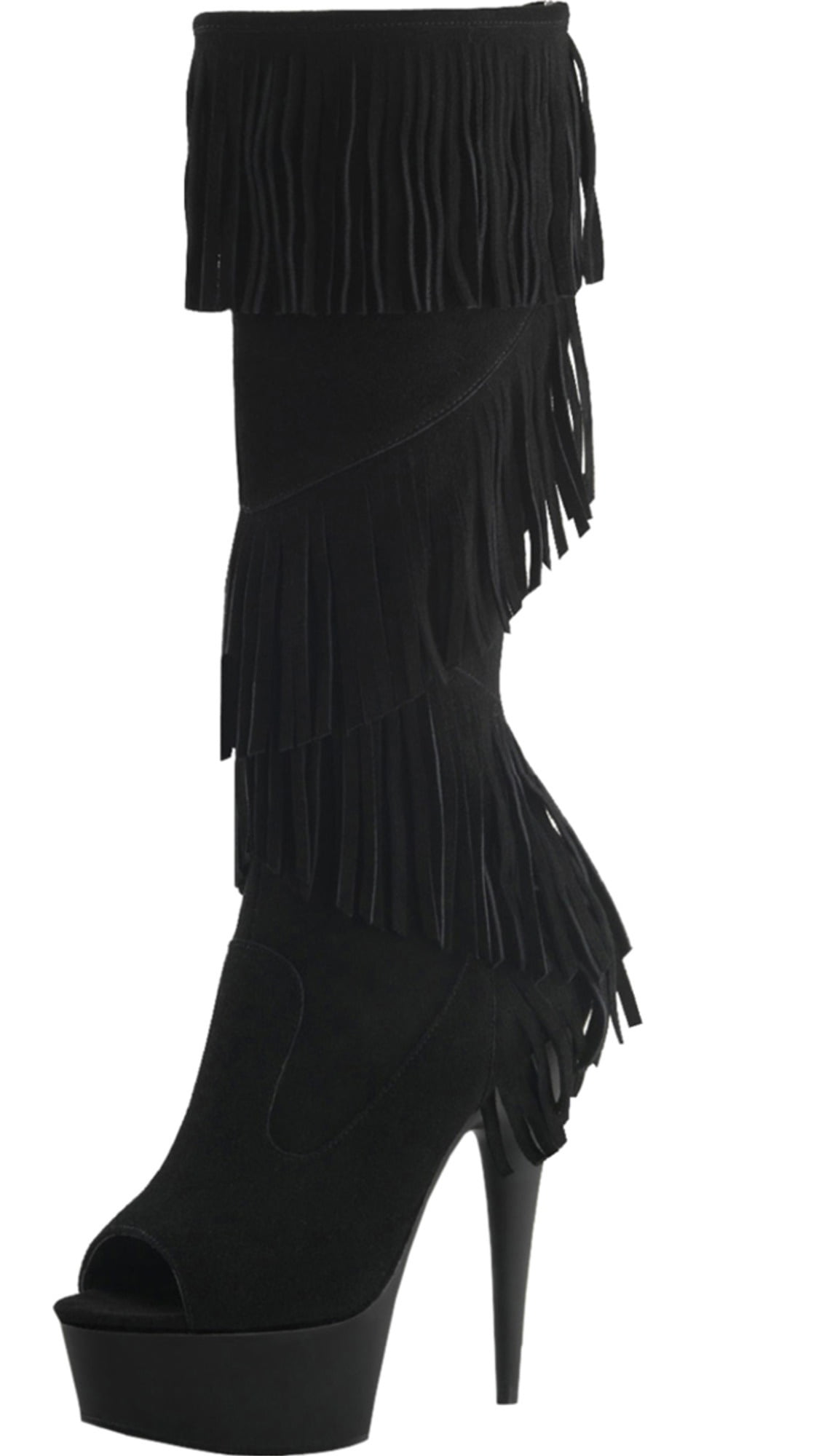 6 inch platform boots