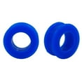 thumbnail image 3 of Hard Silicone Royal Blue Tunnels 2 Pieces (1 Pair) (B/7/1/12) (7/16" (11mm)), 3 of 3