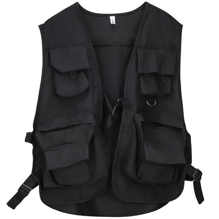 Cropped Vest Men Fishing Vest Mens Travel Vest Camping Vest Vest With Pockets Cargo Vest Fishing Vest Man Travel