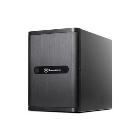 Silver Stone Technologies DS380B Rackmount Storage Server Chassis Premium Mini-ITX DTX Small Form Factor NAS Computer Cases - (Best Mini Itx Nas Case)