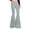 Gray, variant on BKQCNKM Flare Leggings High Waisted Pants for Women High Waisted Pants for Women Ladies Solid Color High Waist Slim Fit Casual Flared Pants Trousers Casual Pants Gray L