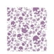 thumbnail image 3 of Juego de cama de 3 piezas de calaveras florales moradas, 3 of 5