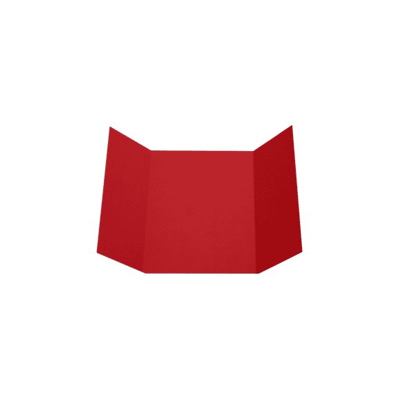 LUXPaper A7 Gatefold Invitation, 5 x 7, Ruby Red, 500 Pack