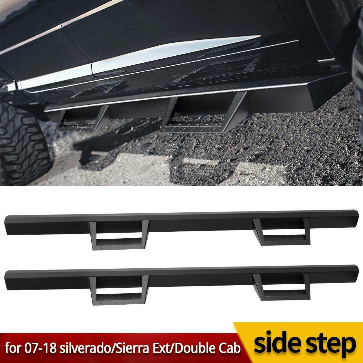 for 0718 Chevy Silverado Ext Cab Double Cab Side Steps Nerf Bars