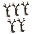 thumbnail image 4 of Figuras de búho en miniatura perfke Accesorio para Jardín de Hadas Rama Árbol, 4 of 9