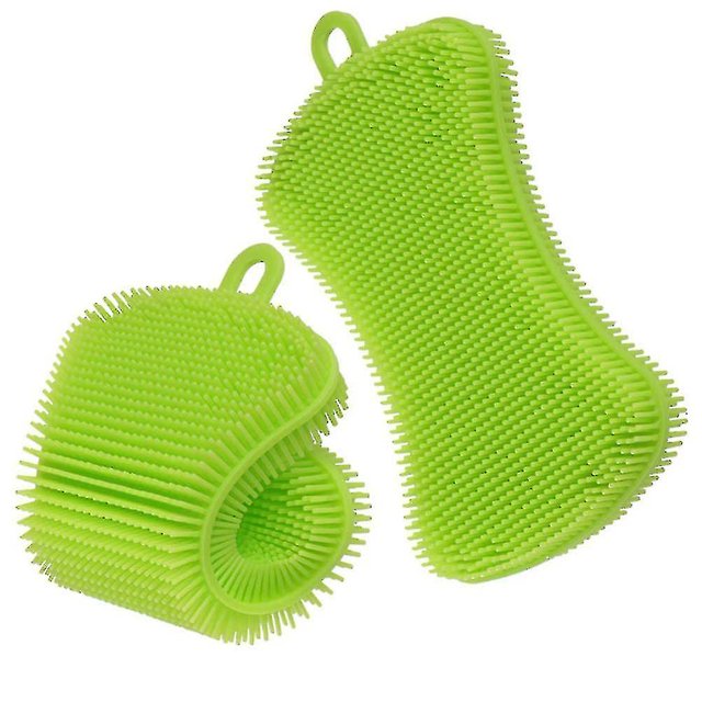 3 Pcs de Tampons à Récurer Functaux en Pe pour Vaisselle de Type Bru Isolants pour Casseroles Ntat