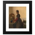 thumbnail image 2 of Christoffel Bisschop 20x24 Black Modern Framed Museum Art Print Titled - The Bride's Sister (1848-1862), 2 of 5